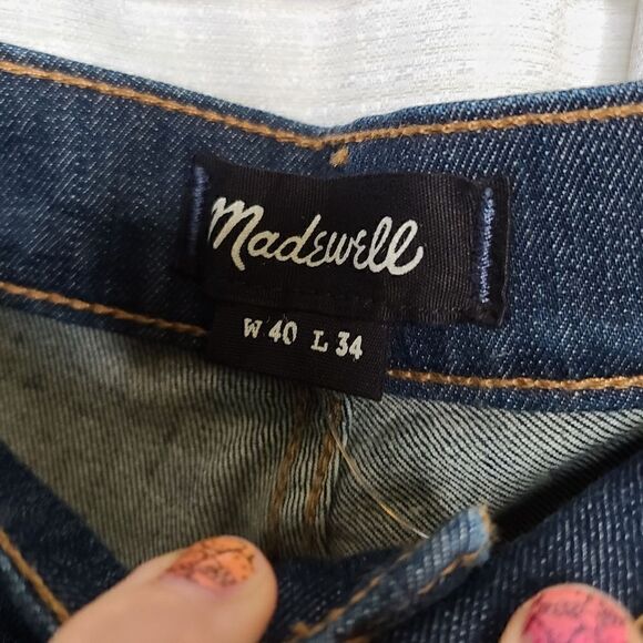 NWOT 40×34 Madewell Slim Authentic Flex Jeans - Picture 7 of 10